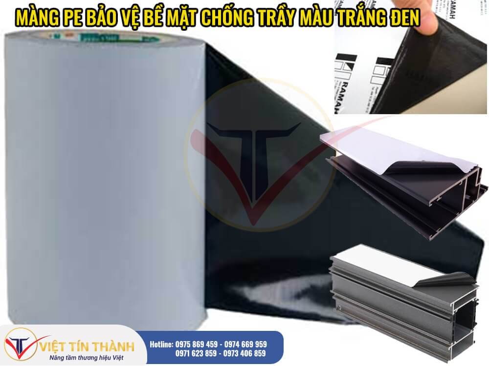 màng bảo vệ trắng đen